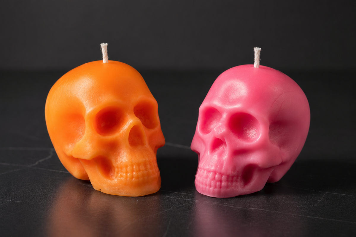 Skull Tea Light Candle